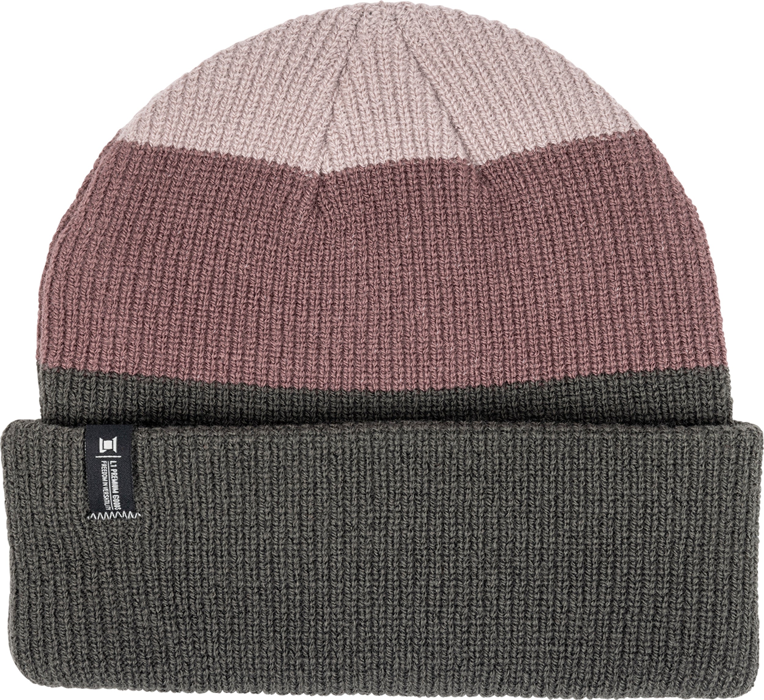 L1 Breach Blocked Beanie - Carb/B.Rose/Dusk