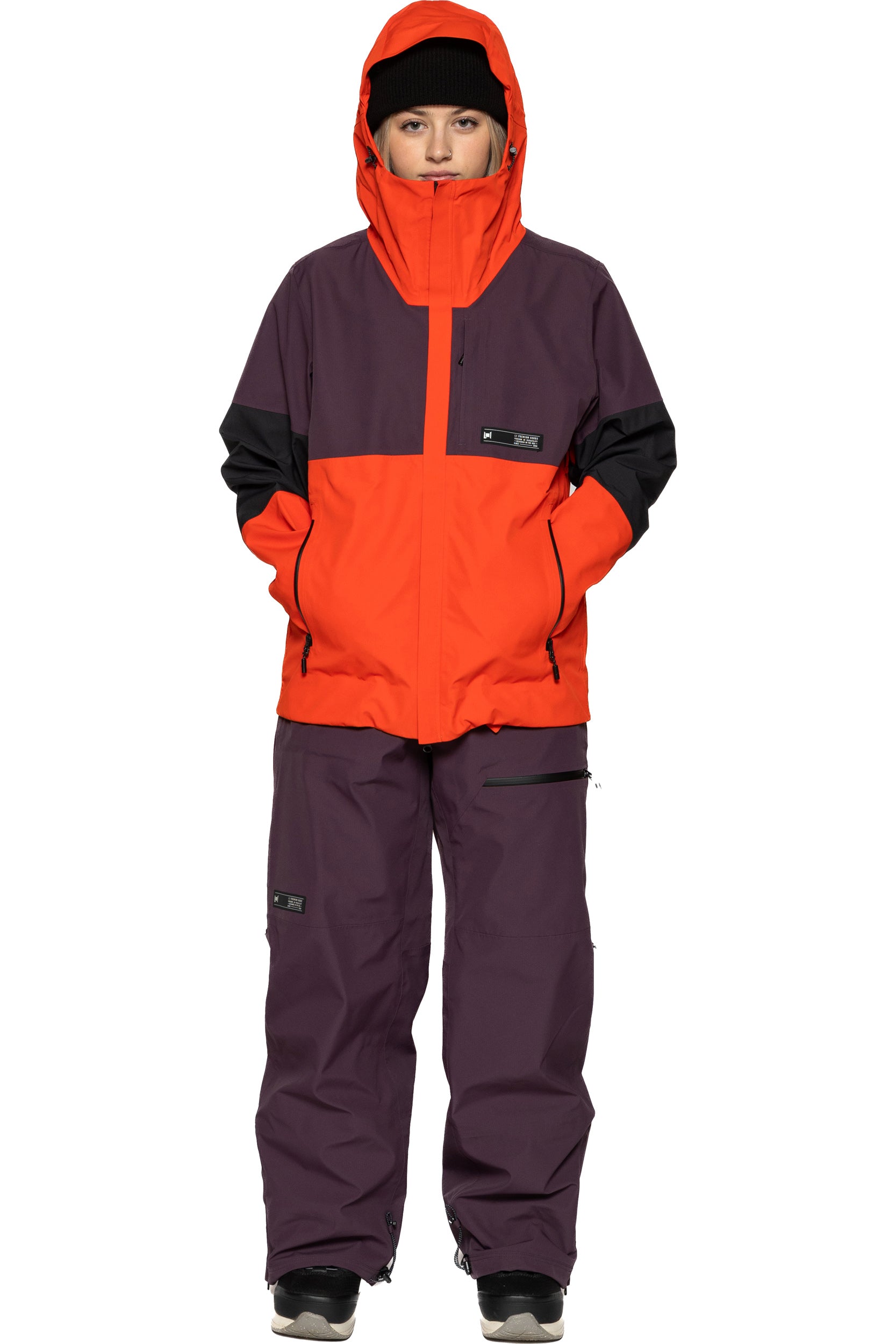 L1 Ukka Women's Jacket - Cinder/Fig/Black