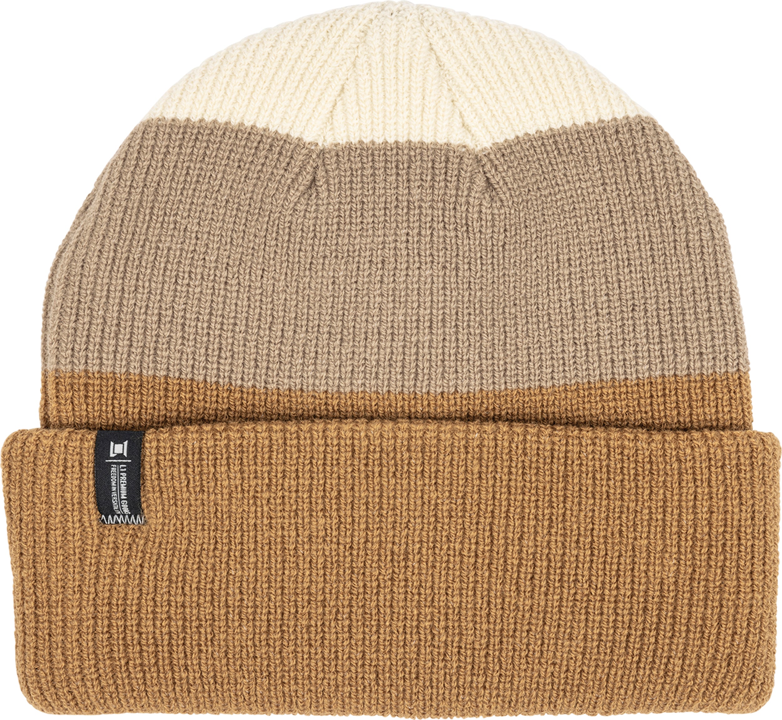 L1 Breach Blocked Beanie - G.Smoke/Fossil/Cr