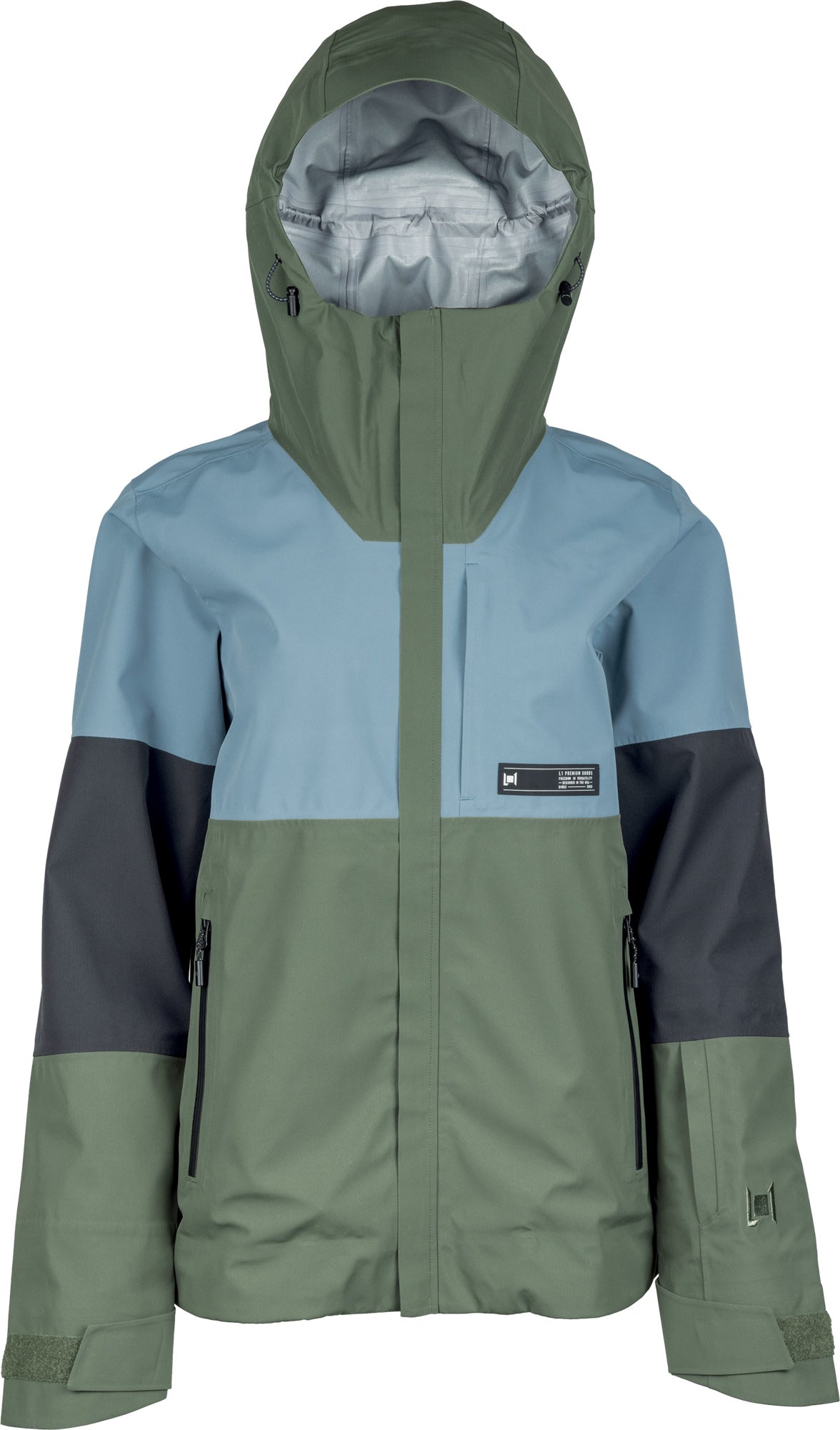 L1 Ukka Women's Jacket - Combat/Bluest/Blk