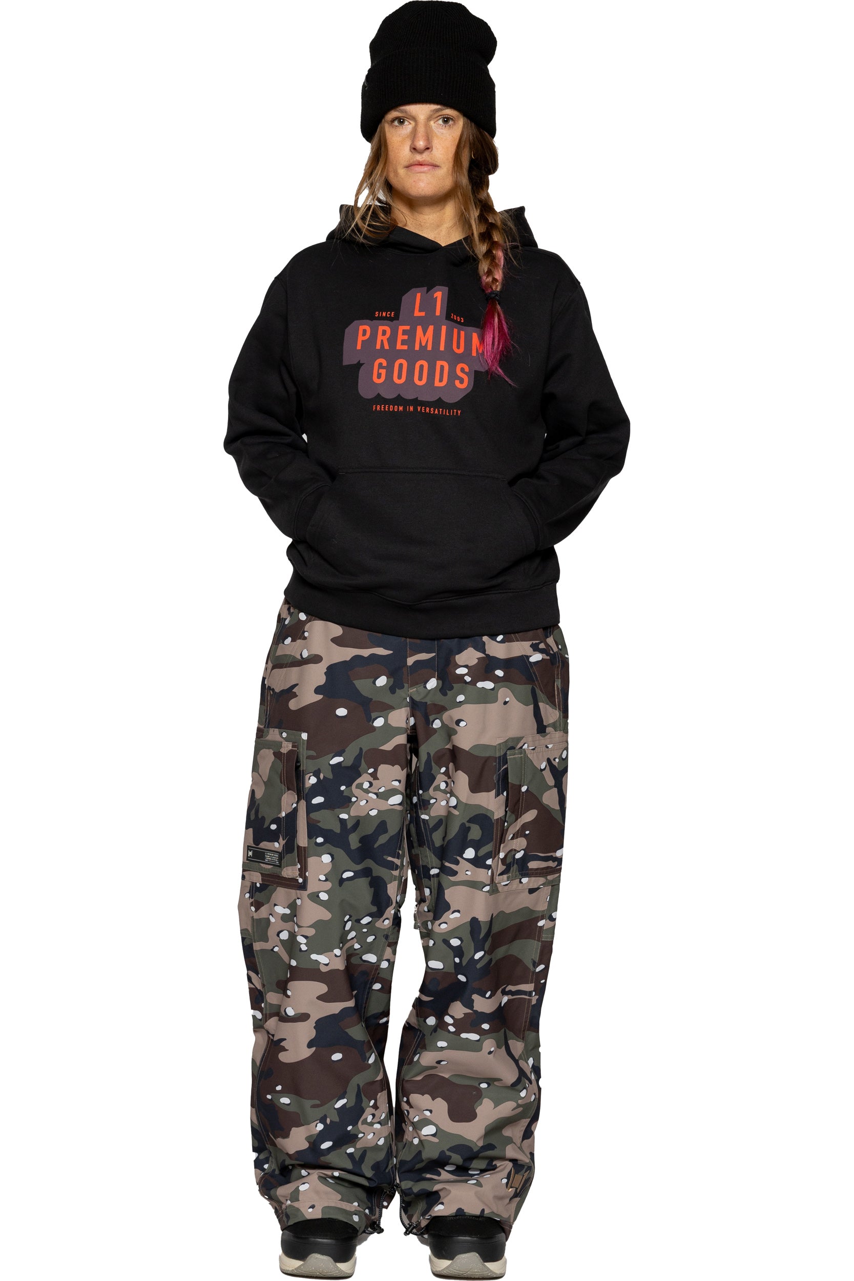 L1 Fairfield Cargo Women's Pant - Green Camo