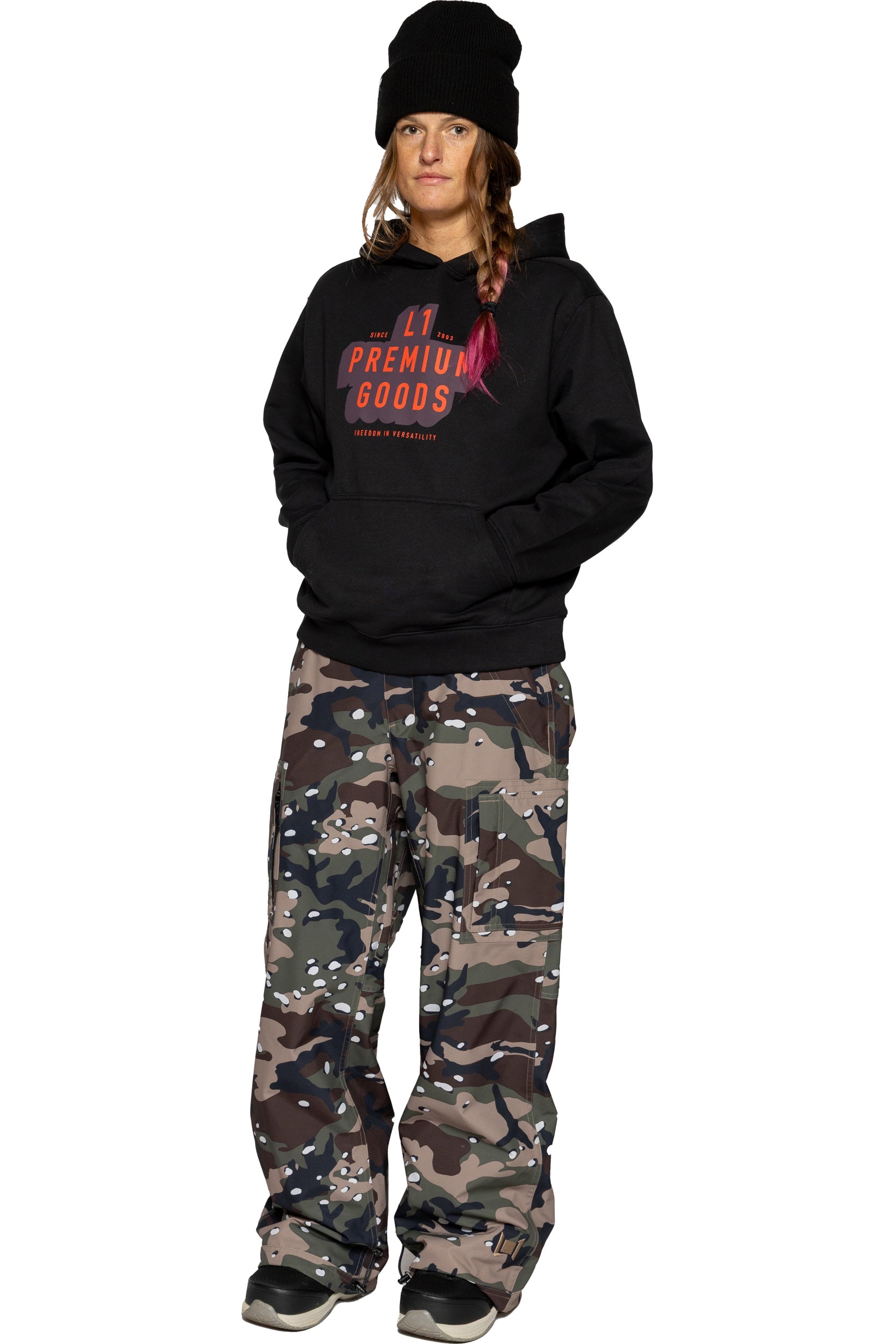 L1 Fairfield Cargo Women's Pant - Green Camo